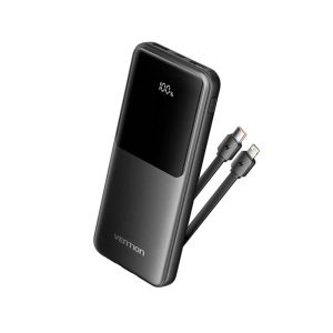 Vention FHOB0 10000mAh with Integrated USB-C and Lightning Cable Power Bank